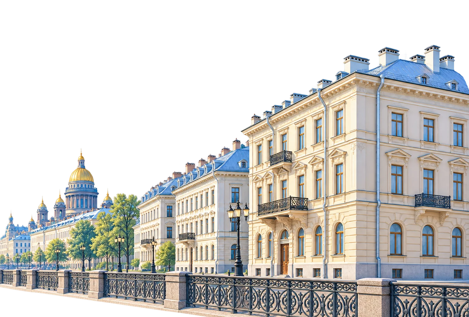 Иллюстрация городской застройки