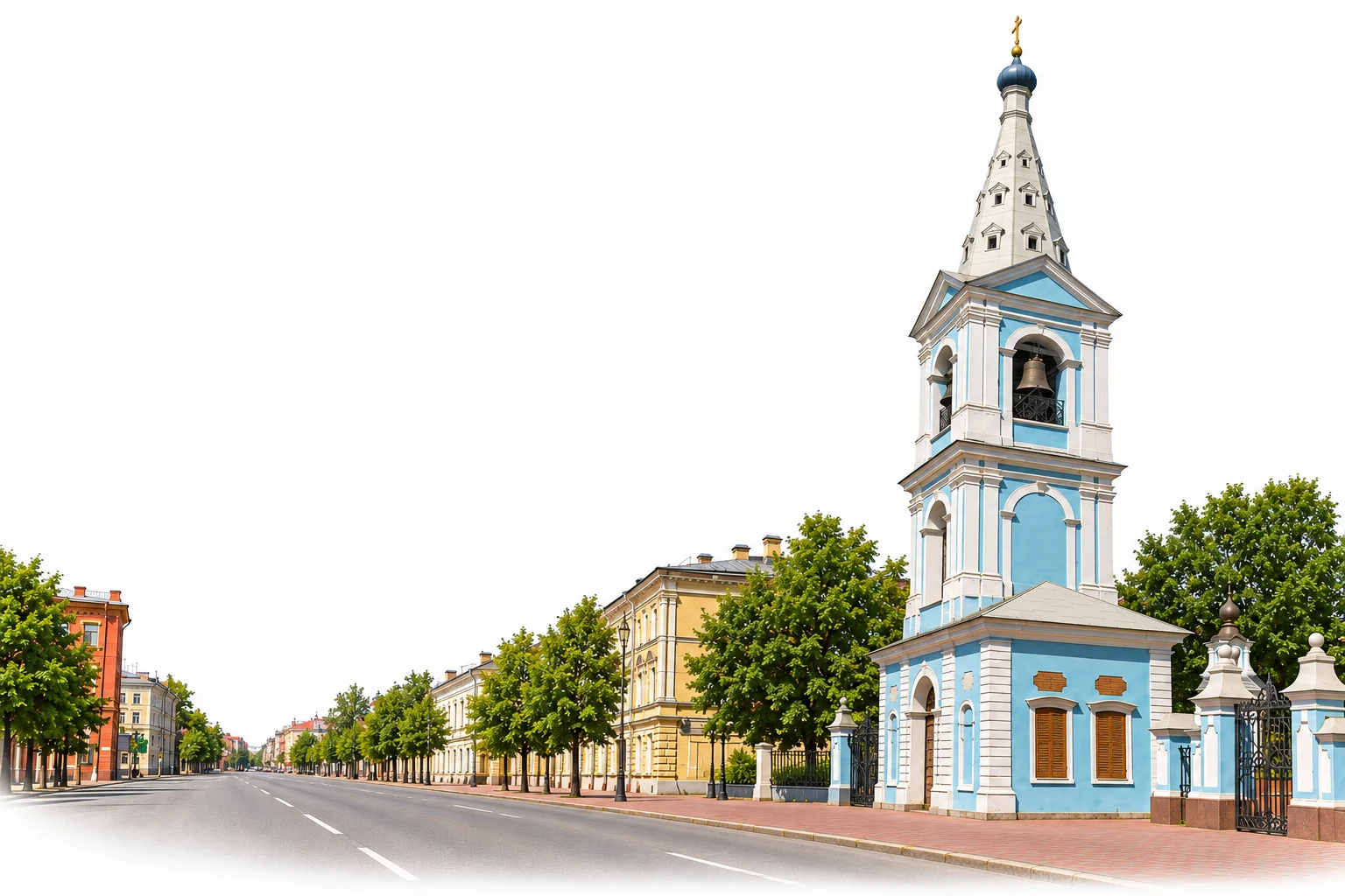 Иллюстрация городской застройки