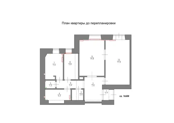 Обмерный план