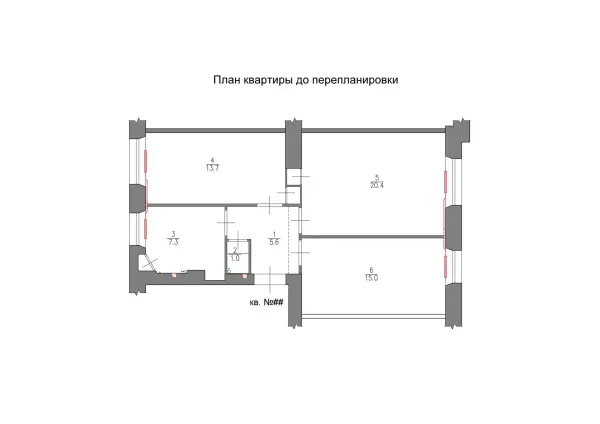 Обмерный план